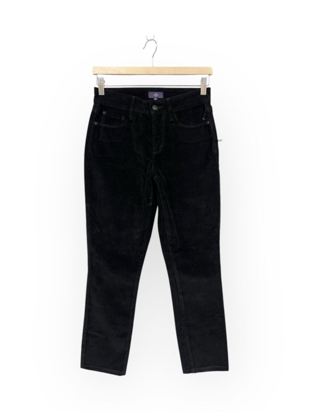 NYDJ Alina Corduroy Leggings Size 0 Black Pants